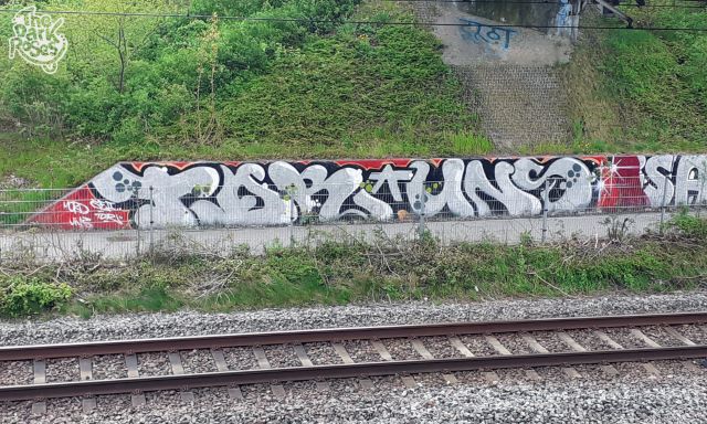 TDR-UNS by Se2 and Mord - The Dark Roses United - Kystbanen, Denmark 7. May 2021
